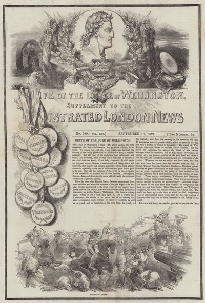 Muerte del Duque de Wellington de John Gilbert